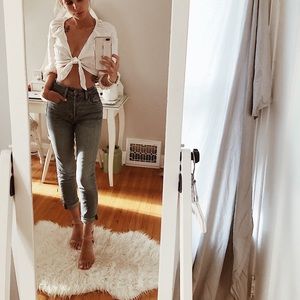 Wilfred- Tenley Top. Tie-front